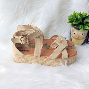 Strappy Platform Espadrille